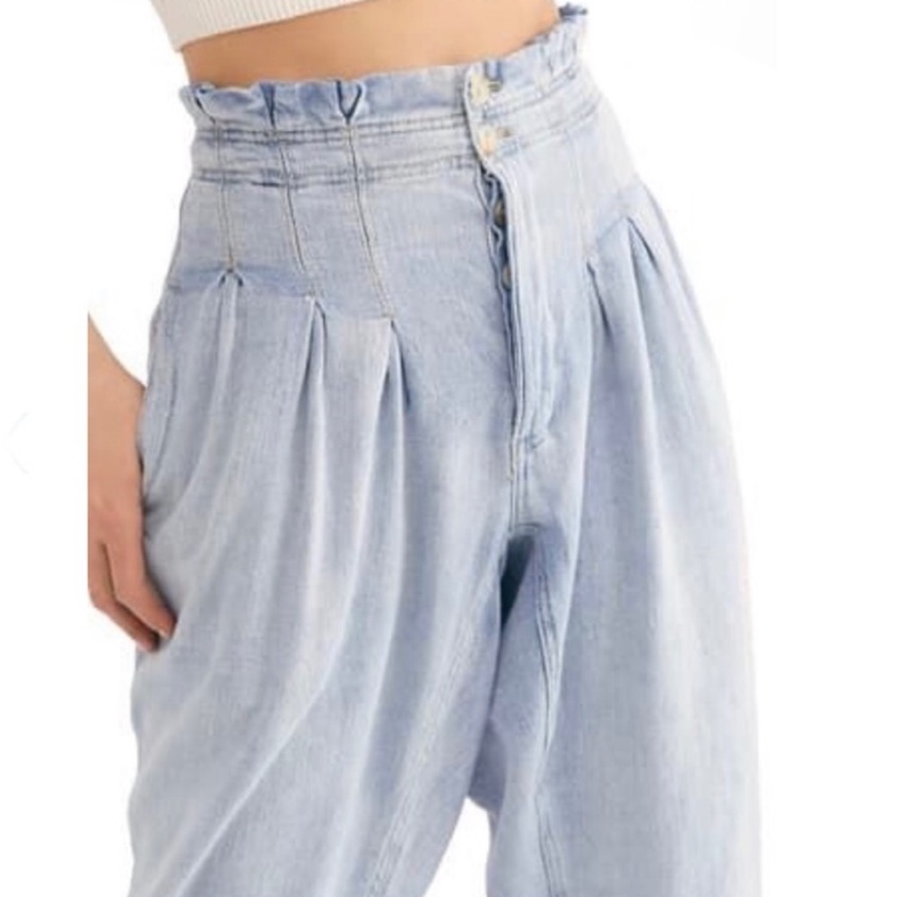 Free People We The Free High Rise Harlem Pant - Picture 2 of 8